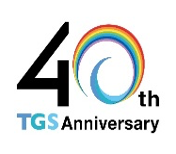 画像：TGS 40th Anniversary ロゴ